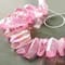Light Pink Crystal Quartz Stick Beads by Bead Landing™